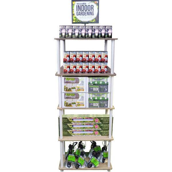 Miracle Led Display 2 Ft LED Grow Light Indoor Gardening Life Cycle Planogram 607203 - main